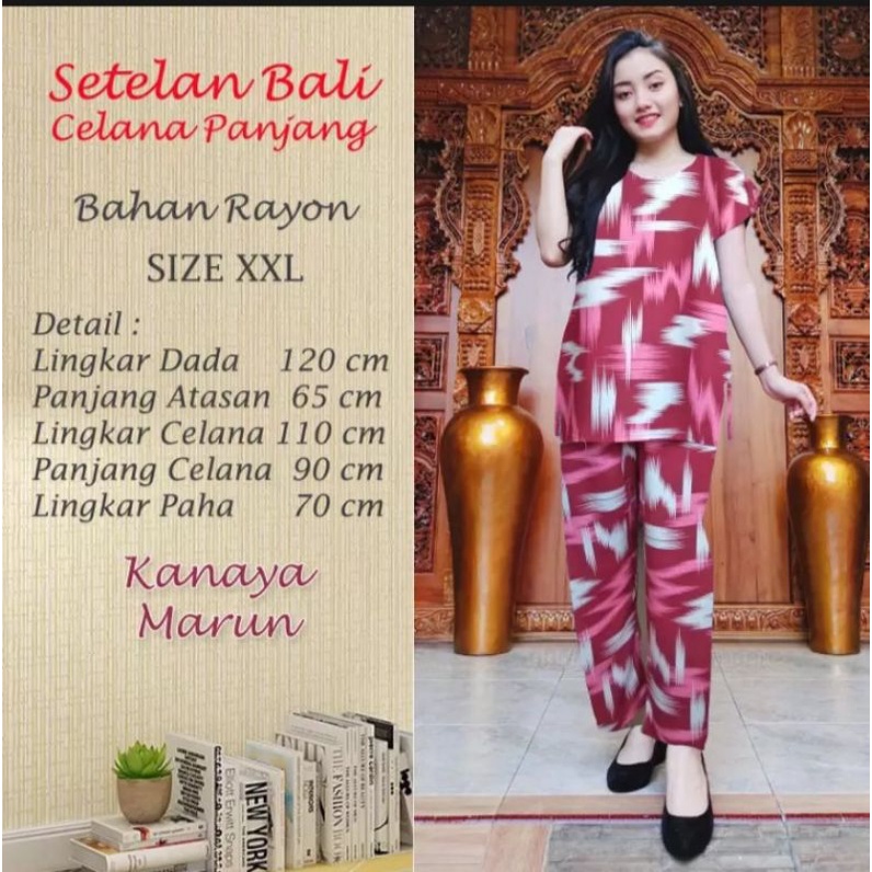 setelan baju Bali jumbo