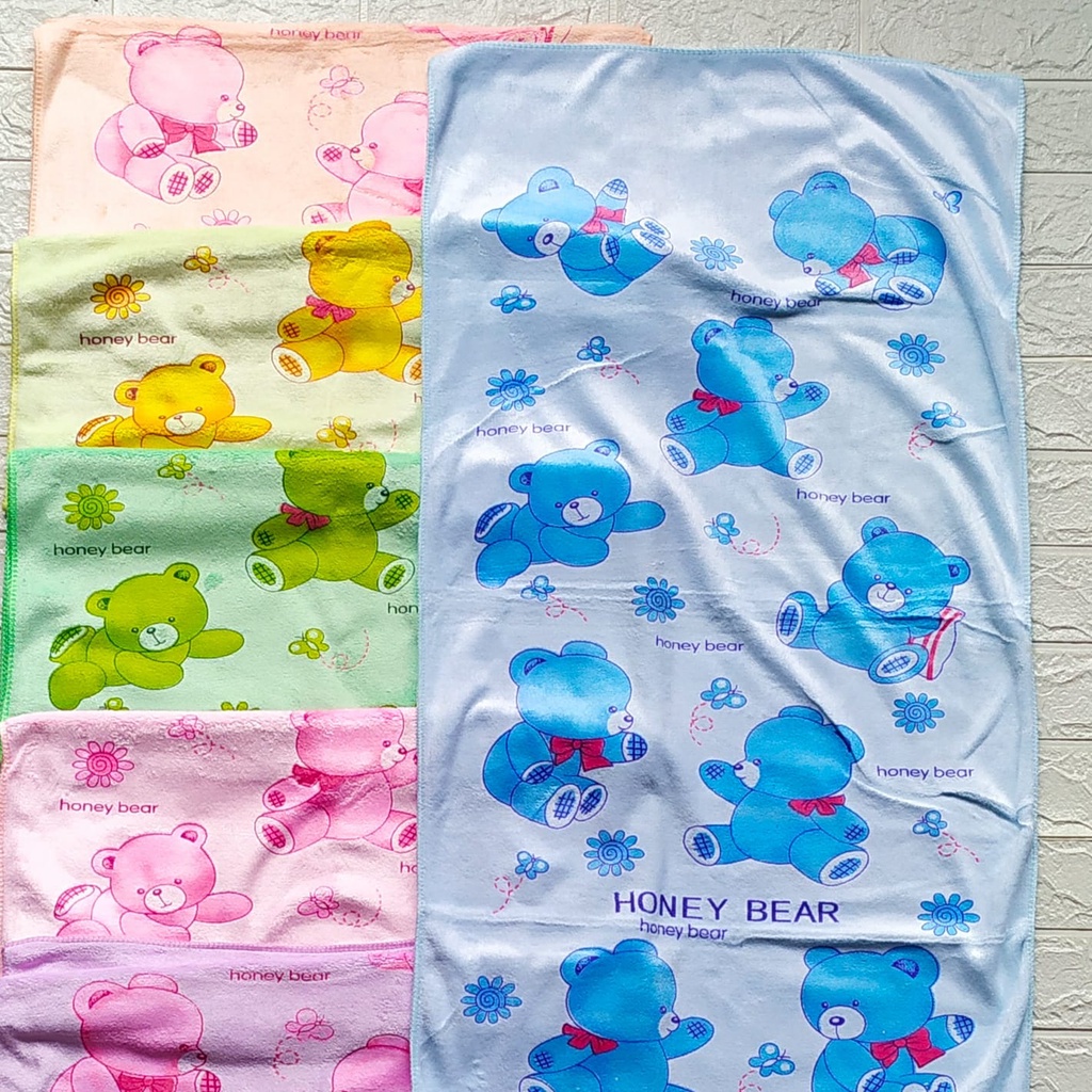 Handuk Bayi Lembut dan Tebal nyerap air 50 x 100 / handuk bayi motif / handuk bayi karakter / Handuk Anak Bayi Microfiber/Handuk Mandi Anak Bayi