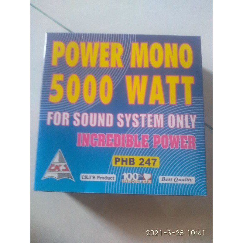 KIT DRIVER POWER 5000 WATT MONO INCREDIBLE