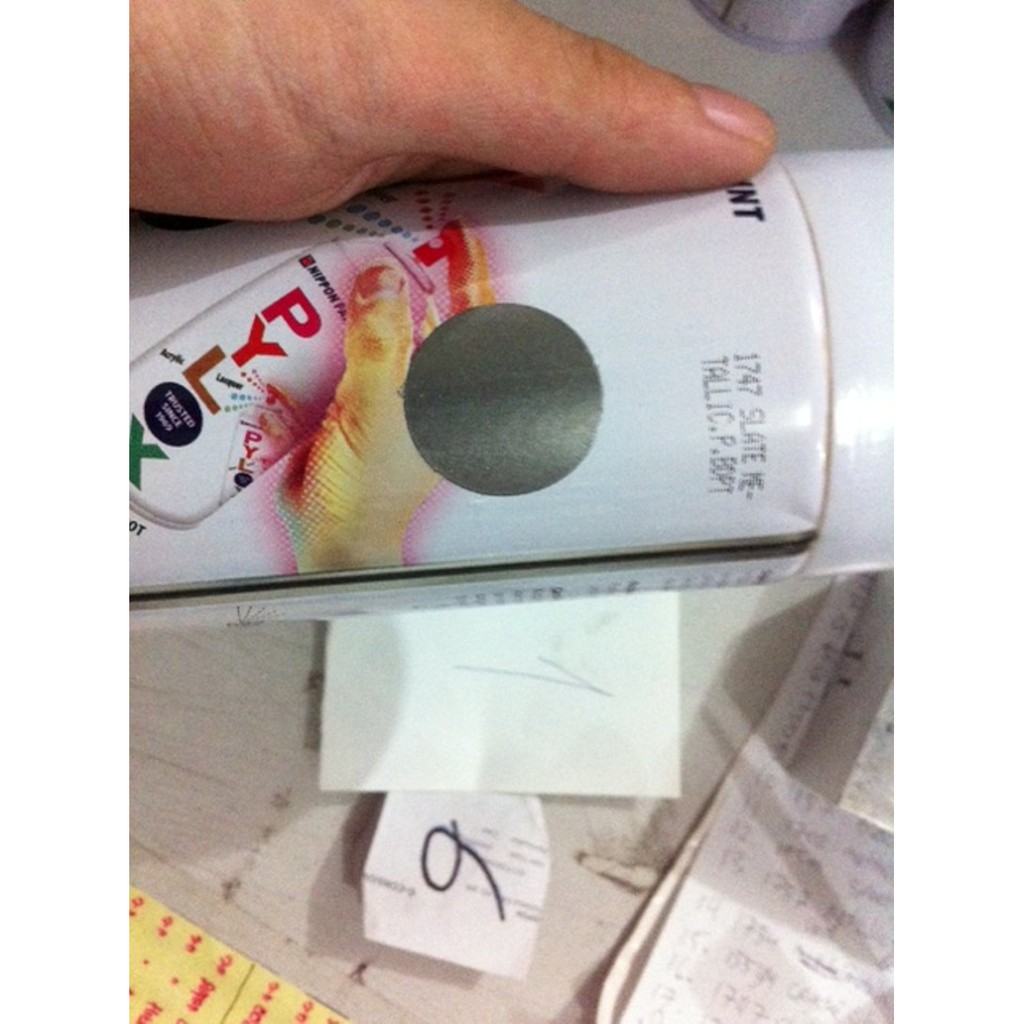 

Jual pylox cat spray pilox slate metallic abu abu campur hitam coklat kilap Murah