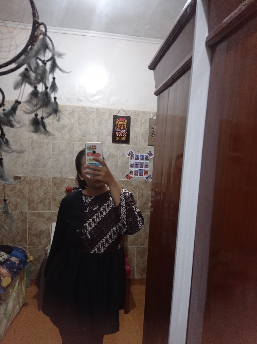 Tey-17 Batik Wanita Asj Sa Hrb026 Kenongo Kemeja Tosca Pendek