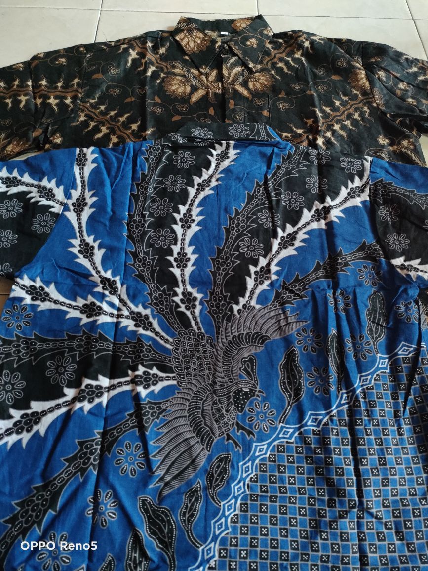 Hem Batik Pria Jumbo Lengan Pendek M L Xl Xxl 3xl 4xl 5xl 6xl 7xl & 15xl Batik Pria