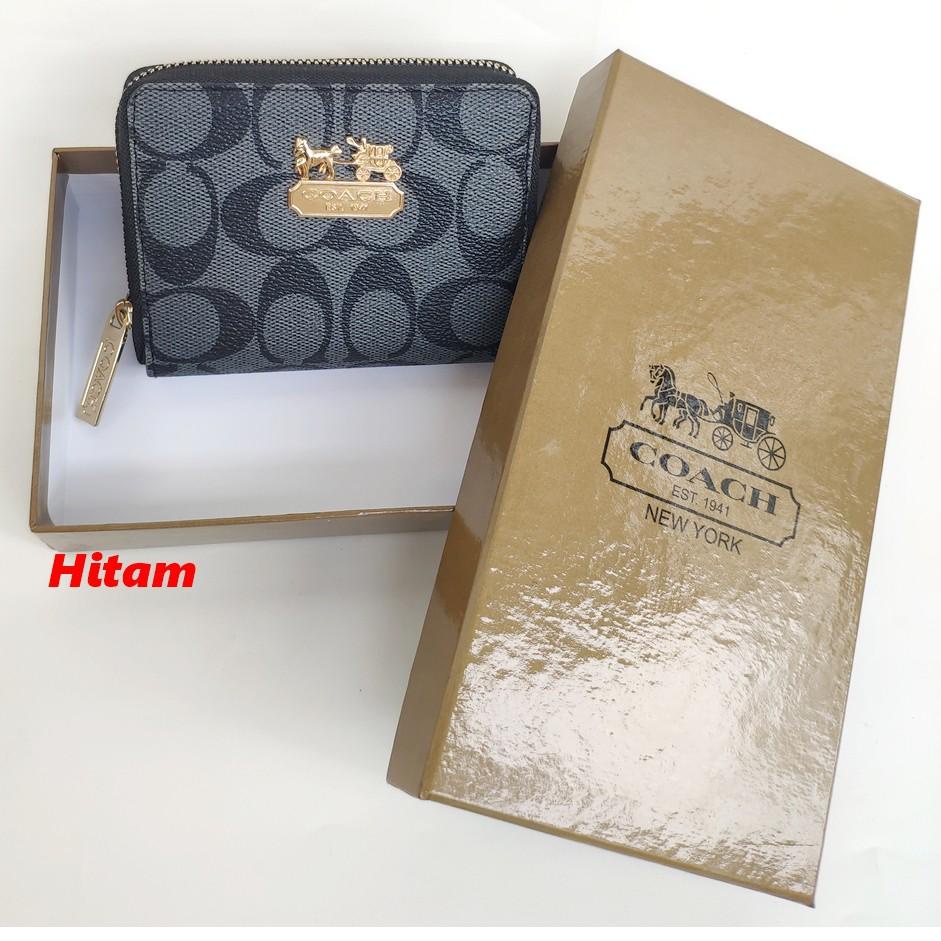 FLASH SALE  Dompet Coach Mini Import Free Box / Dompet Kartu Coach #096