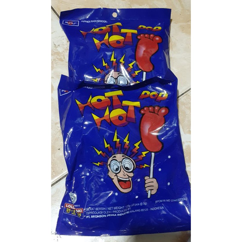 

PERMEN KAKI HOT HOT POP 1 PACK ISI 25