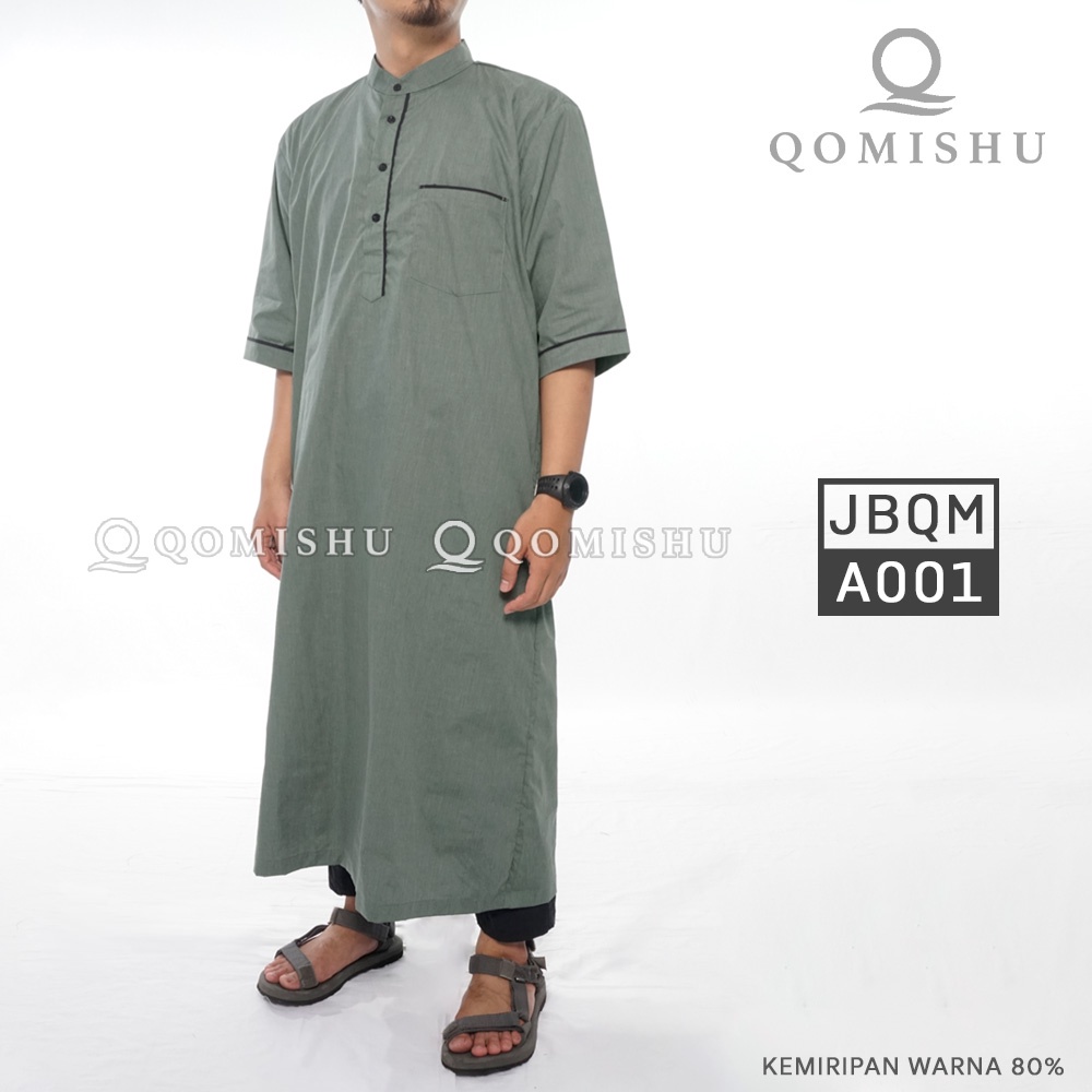 Jubah Muslim Pria Gamis Ikhwan Muslim QOMISHU