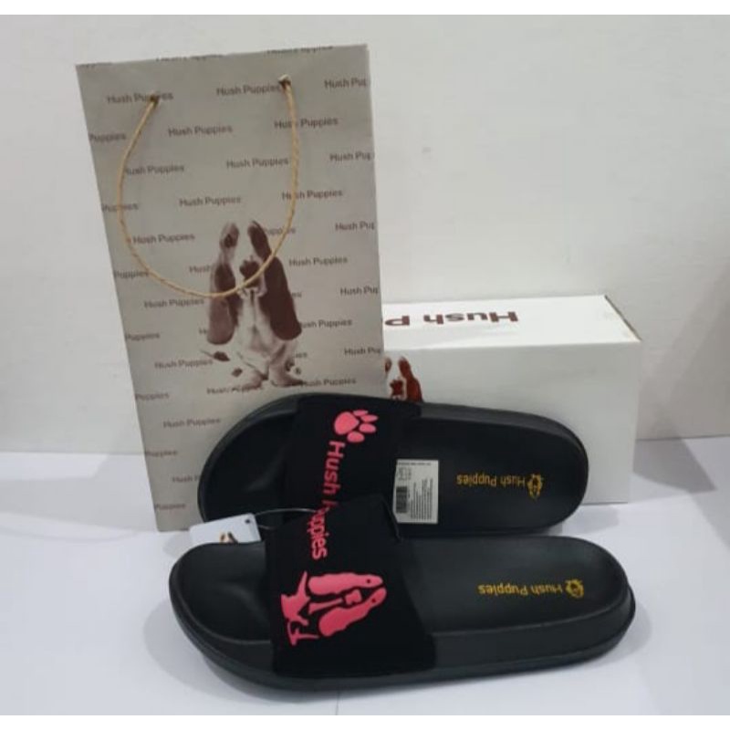Hush Puppies Sendal Original Terbaru (Free paper bag)