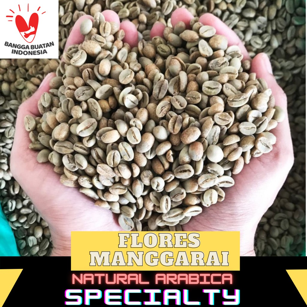 

BIJI KOPI GREEN BEAN NATURAL ARABIKA SPECIALTY FLORES MANGGARAI 1 KG