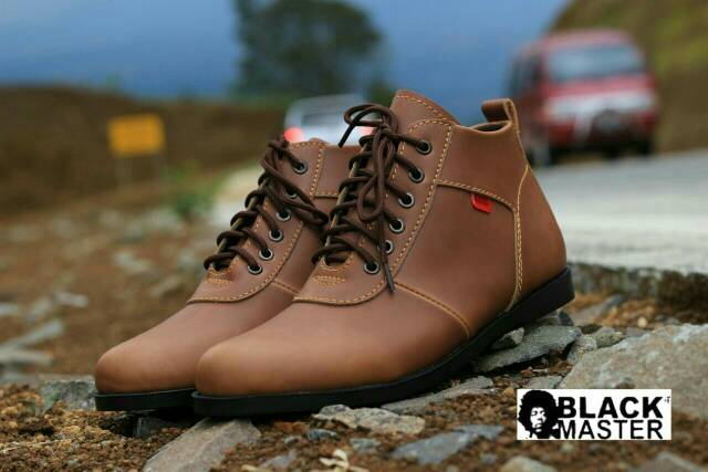 SEPATU BOOT KULIT MURAH ! BLACKMASTER BRODO ORIGINAL