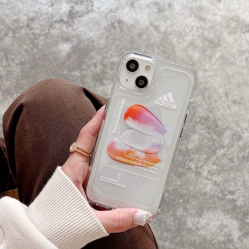 Case TPU Transparan Desain Ads Untuk Iphone 7 8 Plus Xr X Xs Xsmax 11 12 13 Pro Max