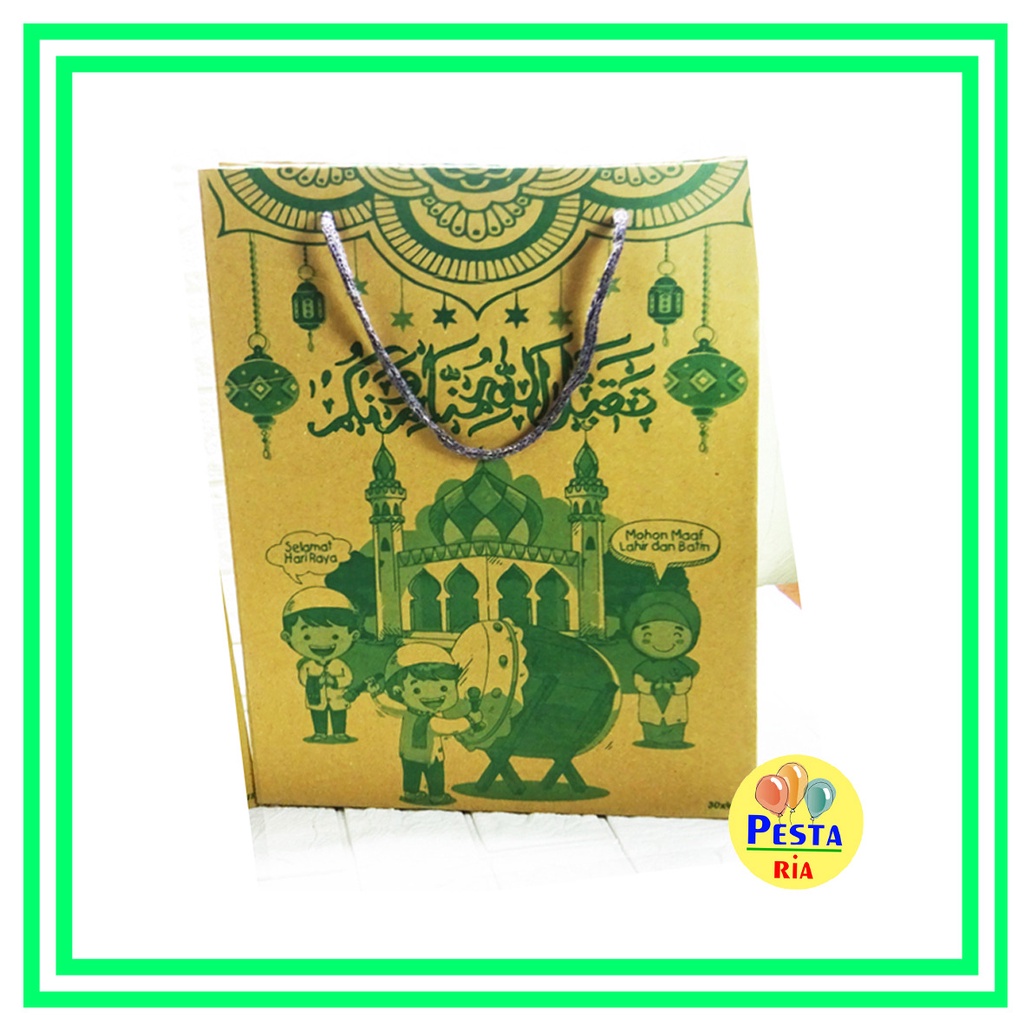 

Murah!! (1Biji) Paperbag Kertas Lebaran Idul Fitri, Paperbag Kertas Parcel Lebaran, Tas Bingkisan Parcel Idul Fitri