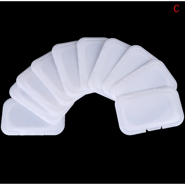 1 / 5 / 10Pcs Kotak Tissue Basah Reusable untuk Bayi / Reusable baby wet paper lid tissue box wet paper lid no adhesive