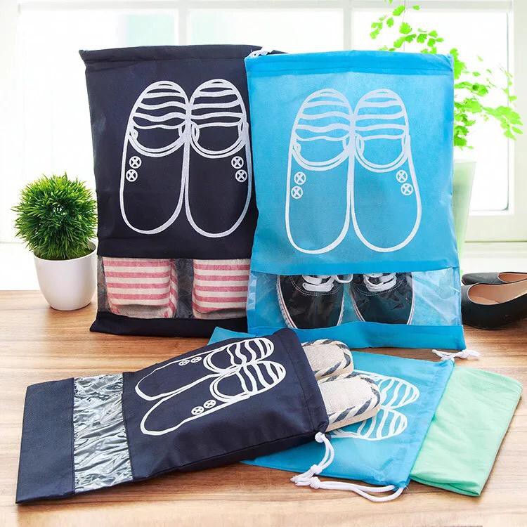 ☀ INDOLAND ☀ R030  POUCH TAS SEPATU SANDAL TRAVEL ORGANIZER SHOES BAG BATAM