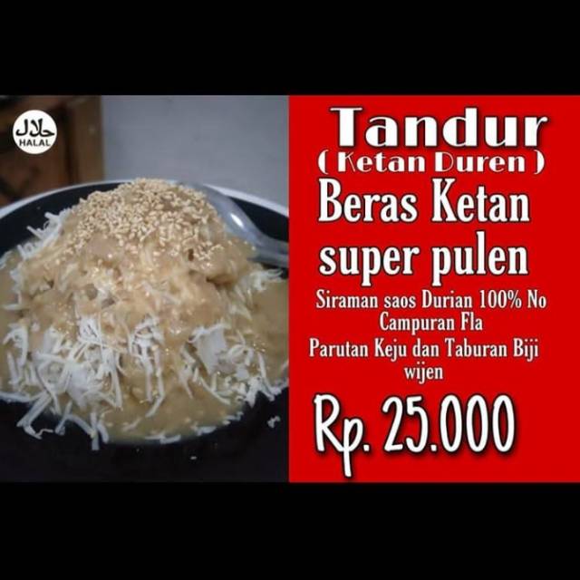 

Tandur - Ketan Duren