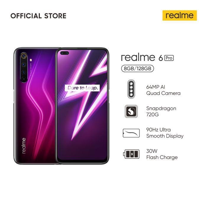 Realme 6 Pro 8/128GB RAM 8GB Internal 128GB Garansi Resmi - Merah Terjangkau