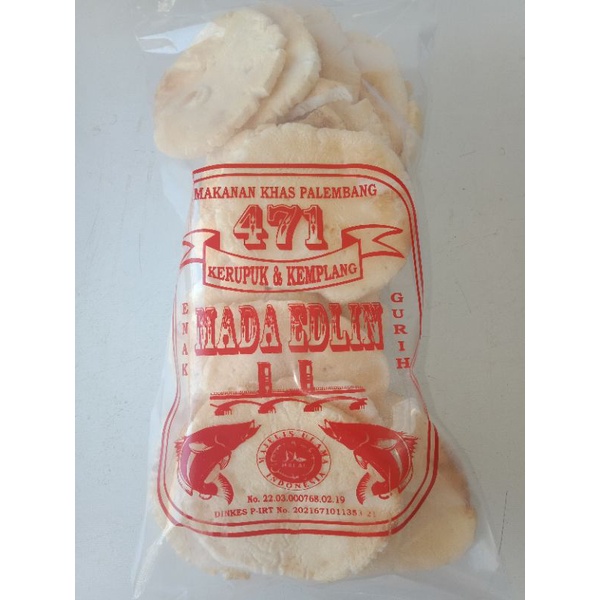 

Kerupuk / Kempelang Panggang Bulat Khas Palembang Kemasan 250 Gram