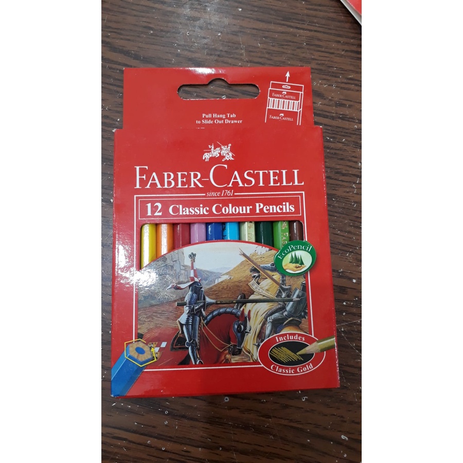 

PENSIL WARNA FABER CASTEL (12 PENSIL PENDEK)