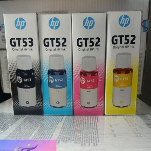 TINTA HP GT 53 GT 52 (1set) B,C,M,Y