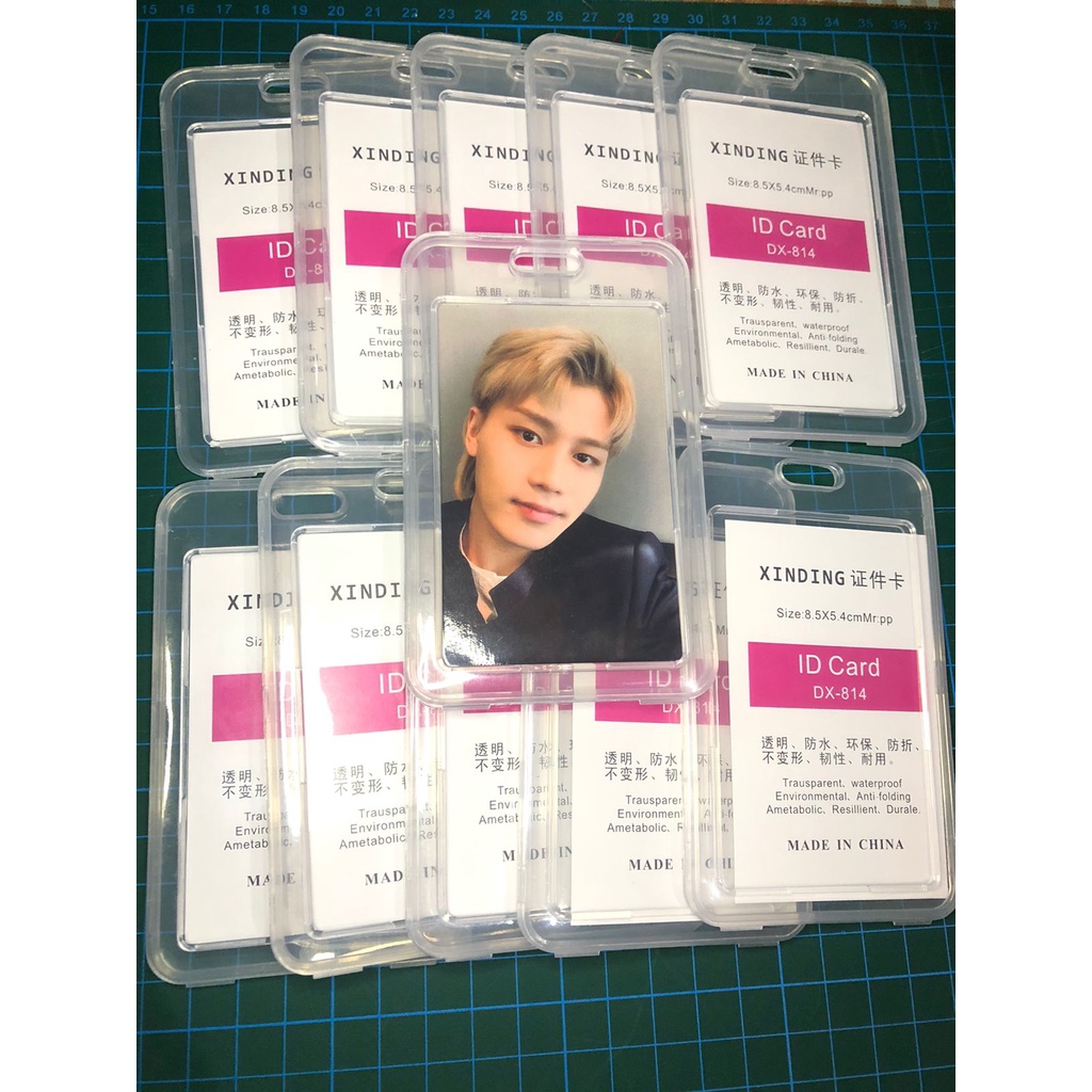 

ID CARD BENING||TEMPAT PHOTOCARD||PELINDUNG PHOTOCARD TRANSPARAN