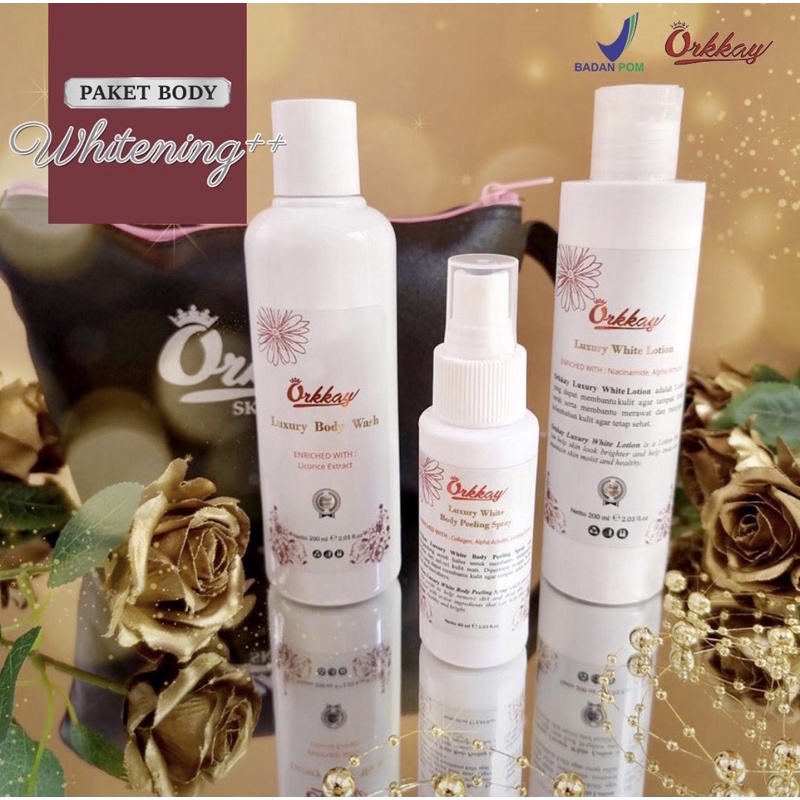 PAKET BODY WHITTENING ORKKAY SKINCARE