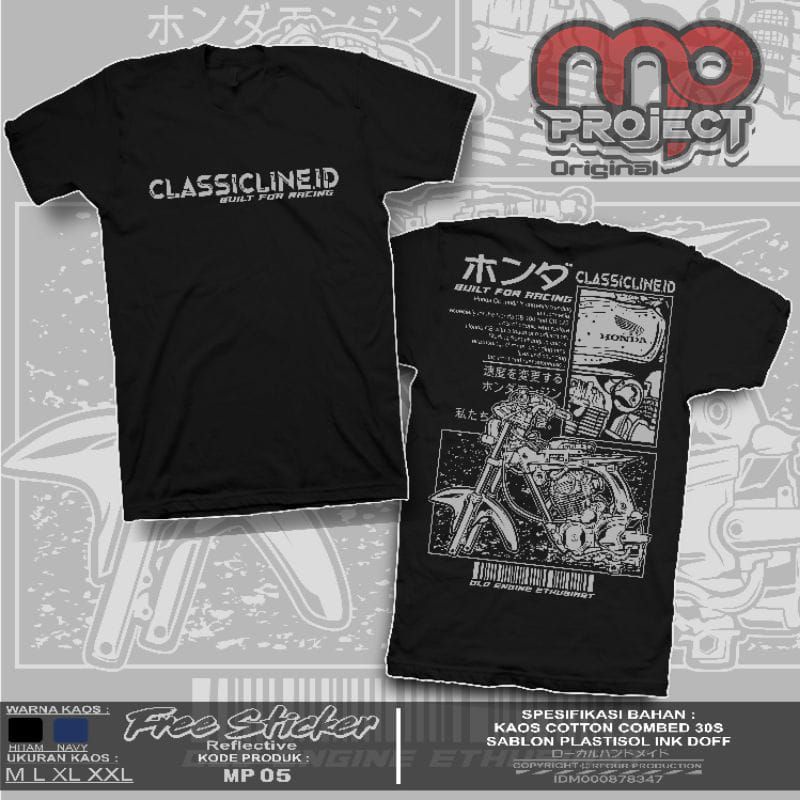 kaos motor CB Racing Hits