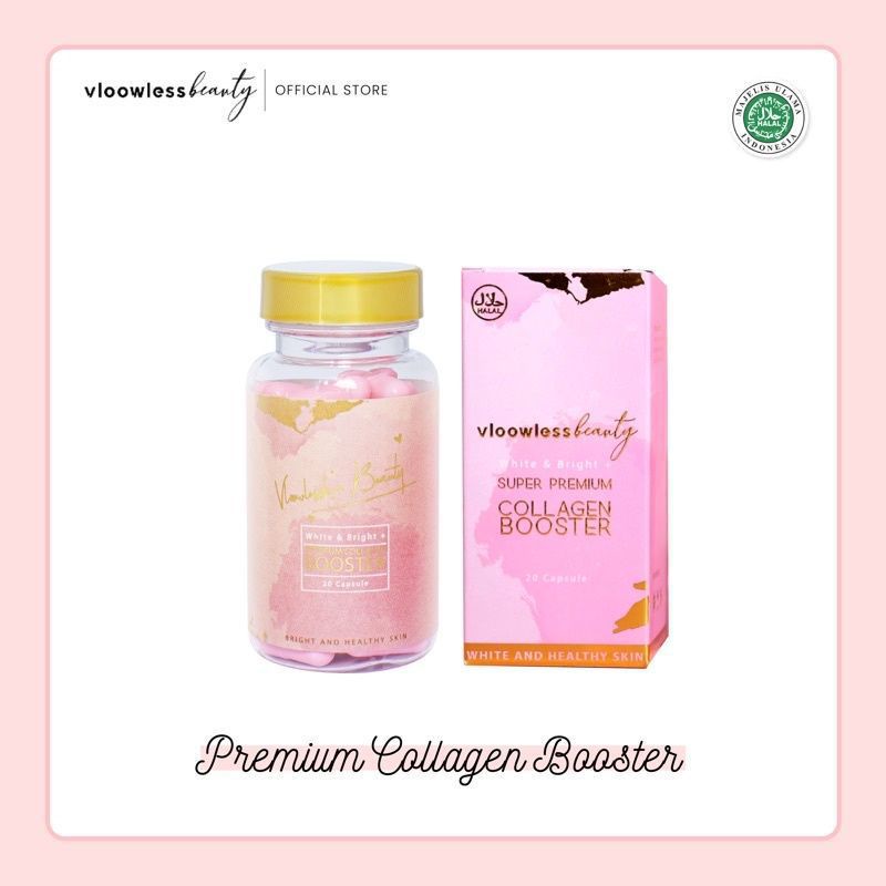 RESELLER RESMI] Ready Stock Collagen Whittening Booster by Vloowless Beauty