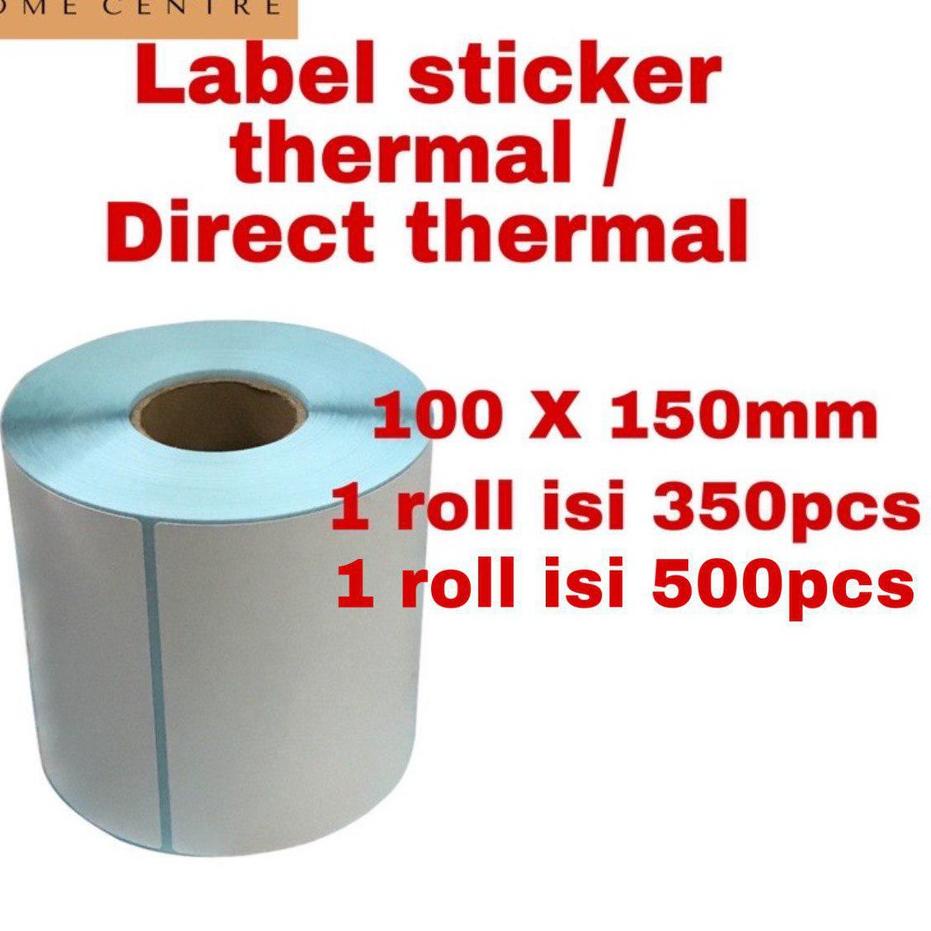 

Terbaik! Label sticker direct thermal 100 X 150mm ..
