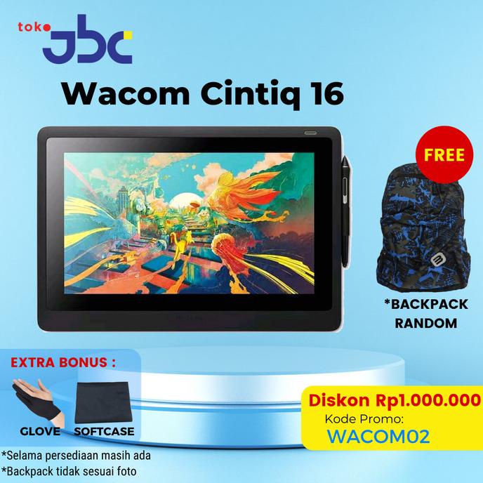 New Wacom Cintiq 16HD / Cintiq 16 Venus garansi resmi