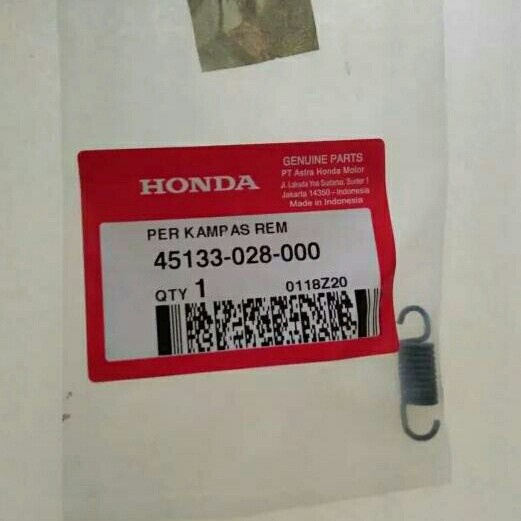 PER KAMPAS REM TROMOL BLADE REVO SUPRA X FIT GRAND 45133-028-000