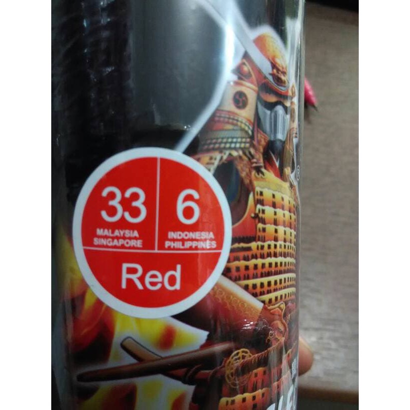 BARANG TERBAIK cat semprot pilox pylox SAMURAI red merah darah ferrari 6 racing balapan standar