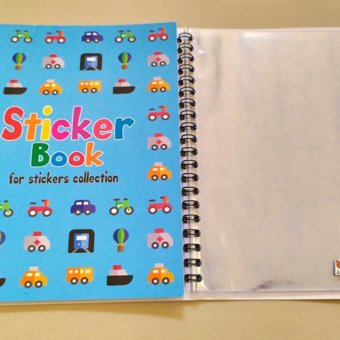 

Produk Terbaik] Buku Stiker / Album Stiker / Sticker Book Kendaraan Biru