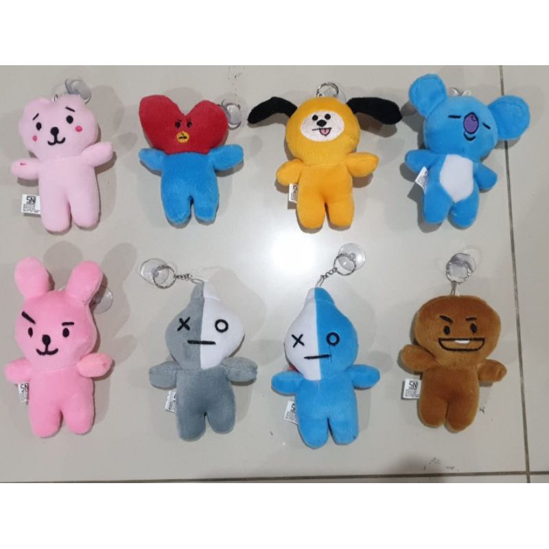 gantungan tempel kaca SNI boneka bts21