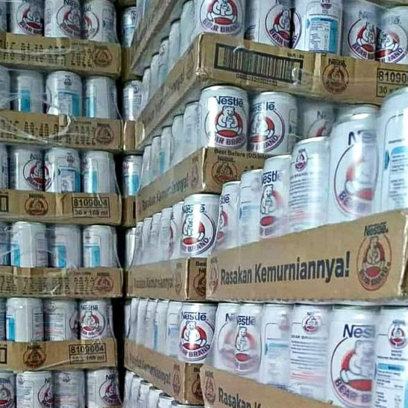 

Susu Beruang / Susu BEAR BRAND 189ml Nestle Susu murni 1karton isi 30