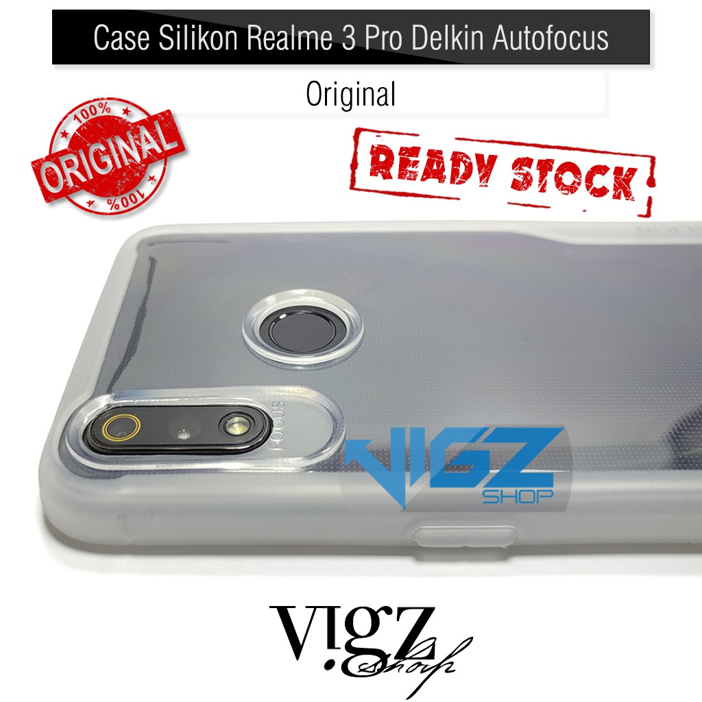 Case Silikon Realme 3 Pro Delkin Autofocus Original 100%