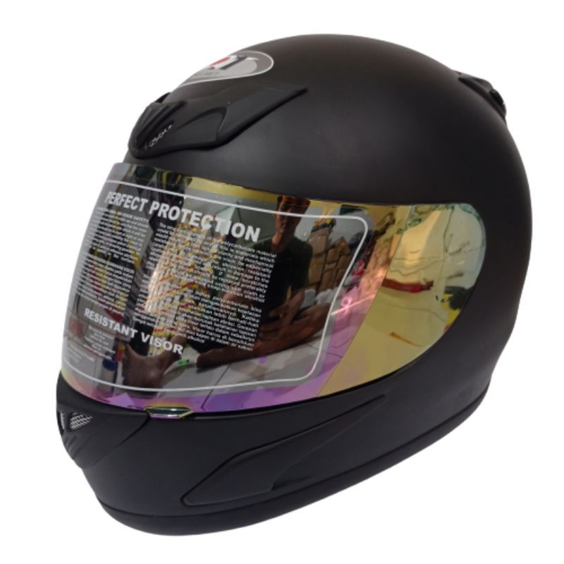 Helm Full Face Jpn Hitam Doff