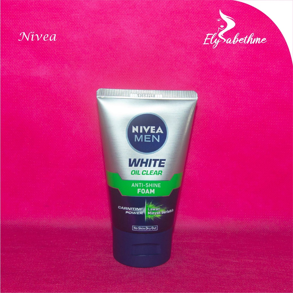 ✿ELYSABETHME✿ Nivea MEN facial foam face wash sabun cuci muka wajah bersih memutihkan