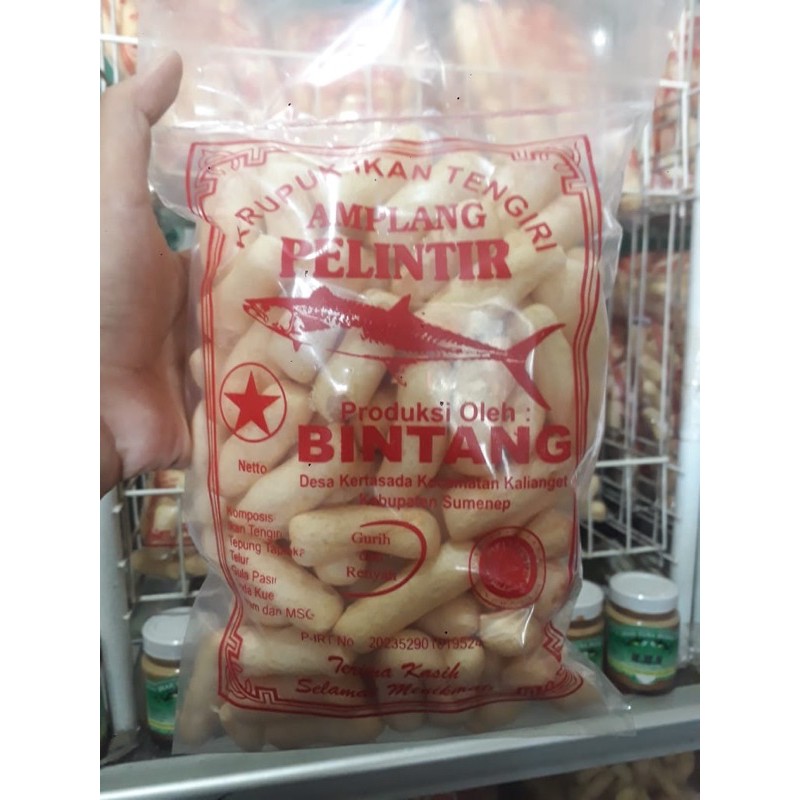 

Krupuk Ikan Tengiri Ampang Pelintir