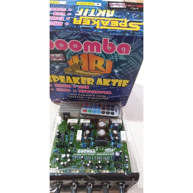 Speker aktif Bommba xbr 400wat setereo+blutut mp3+hugos