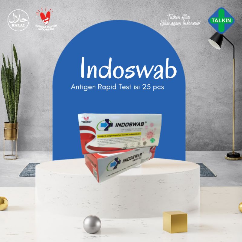 INDOSWAB Covid-19 Antigen Rapid Test isi 25 pcs