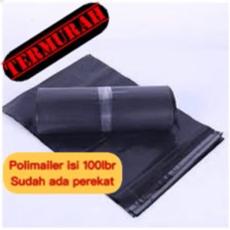 AZ Plastik Polymailer Packing Online Shop Polimailer Bungkus Paket Poli Mailer isi 100lbr