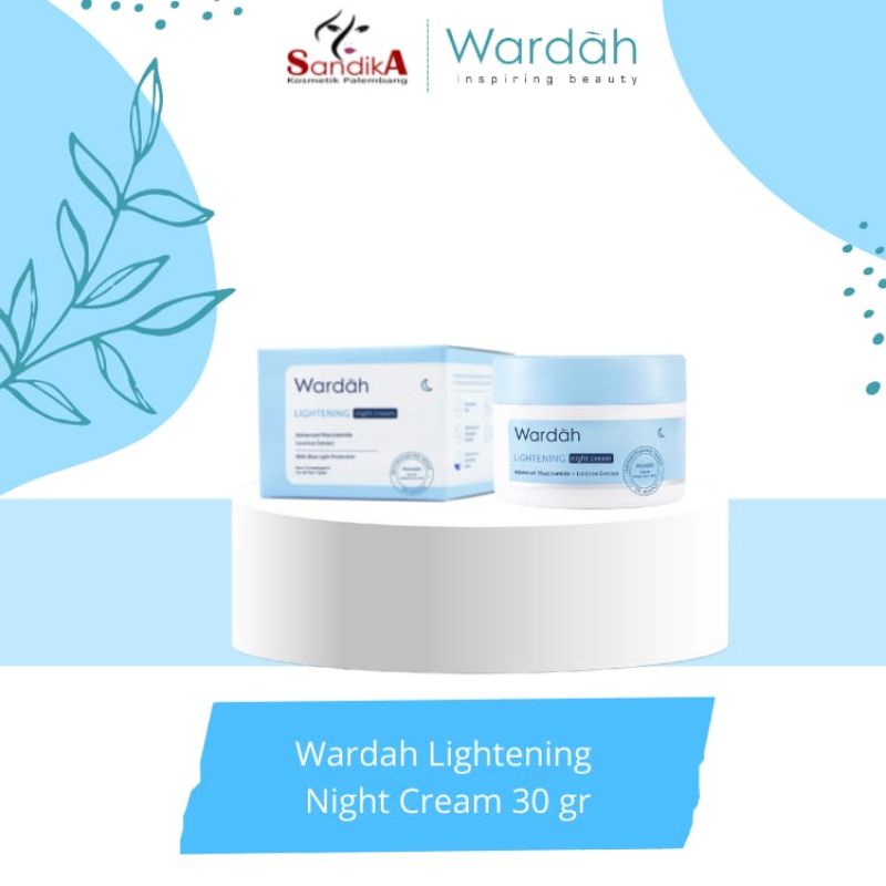 Wardah Lightening Night Cream 30 Gr