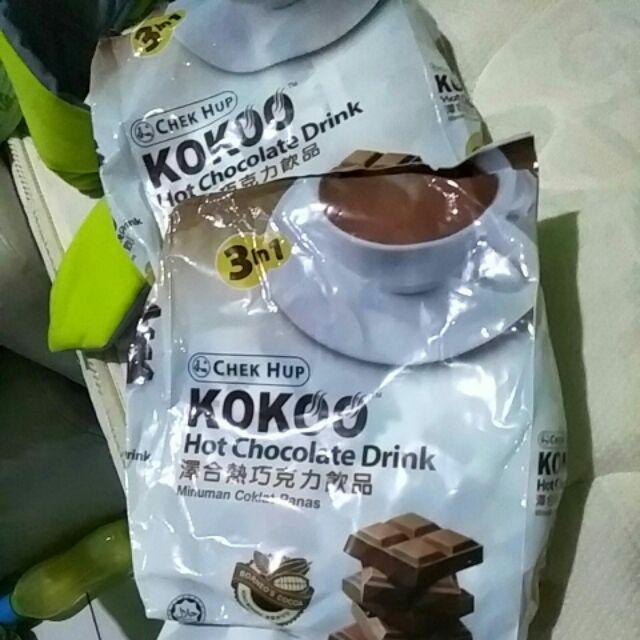 Chekhup Kokoo Hot Chocolate Drink Minuman Coklat Panas Chek Hup Kokoo 12sachet