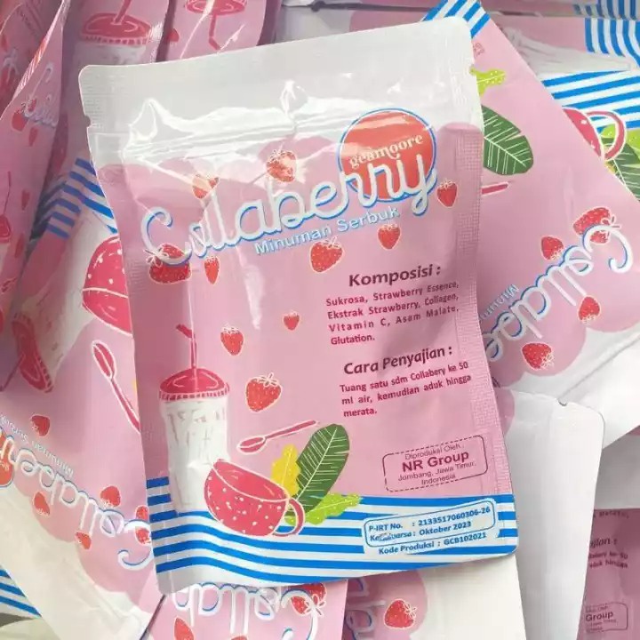 COLLABERRY Collagen drink Collaberry Geamoore PIRT MINUMAN KESEHATAN KECANTIKAN PEMUTIH BADAN