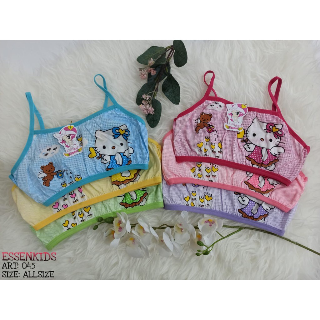 ESSEN Kids | Miniset Anak Cewek KATUN COTTON / MINISET TALI KECIL / CANTIK / HK3 / 045 ESSEN