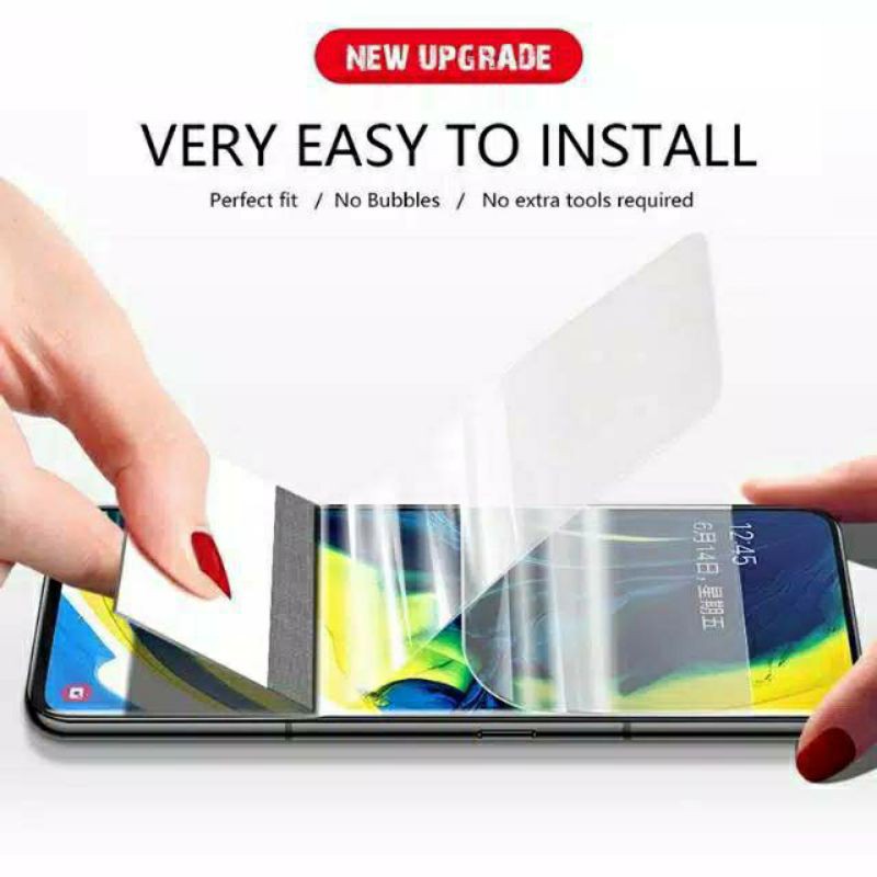 Anti Gores Hydrogel Clear Xiaomi Mi10 / Mi Note 10 Pro Screen Guard Clear Plastik Jelly Lentur