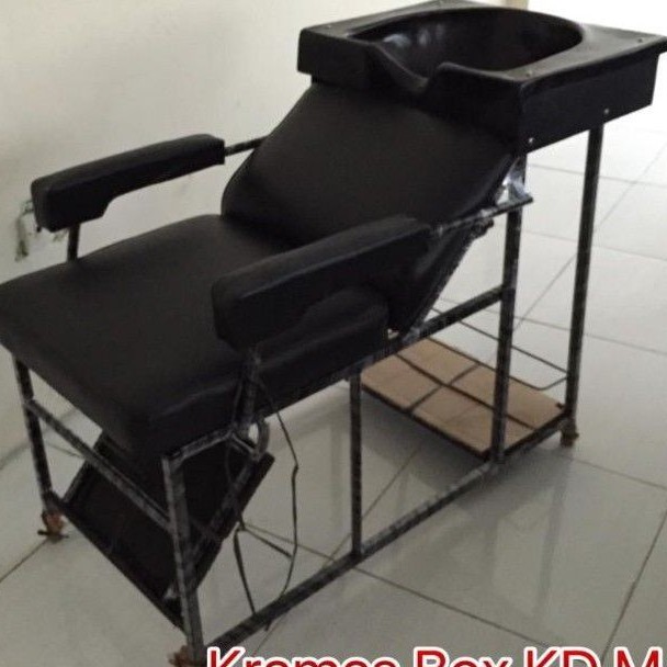 Kursi keramas washbak salon kecantikan rangka besi cuci rambut