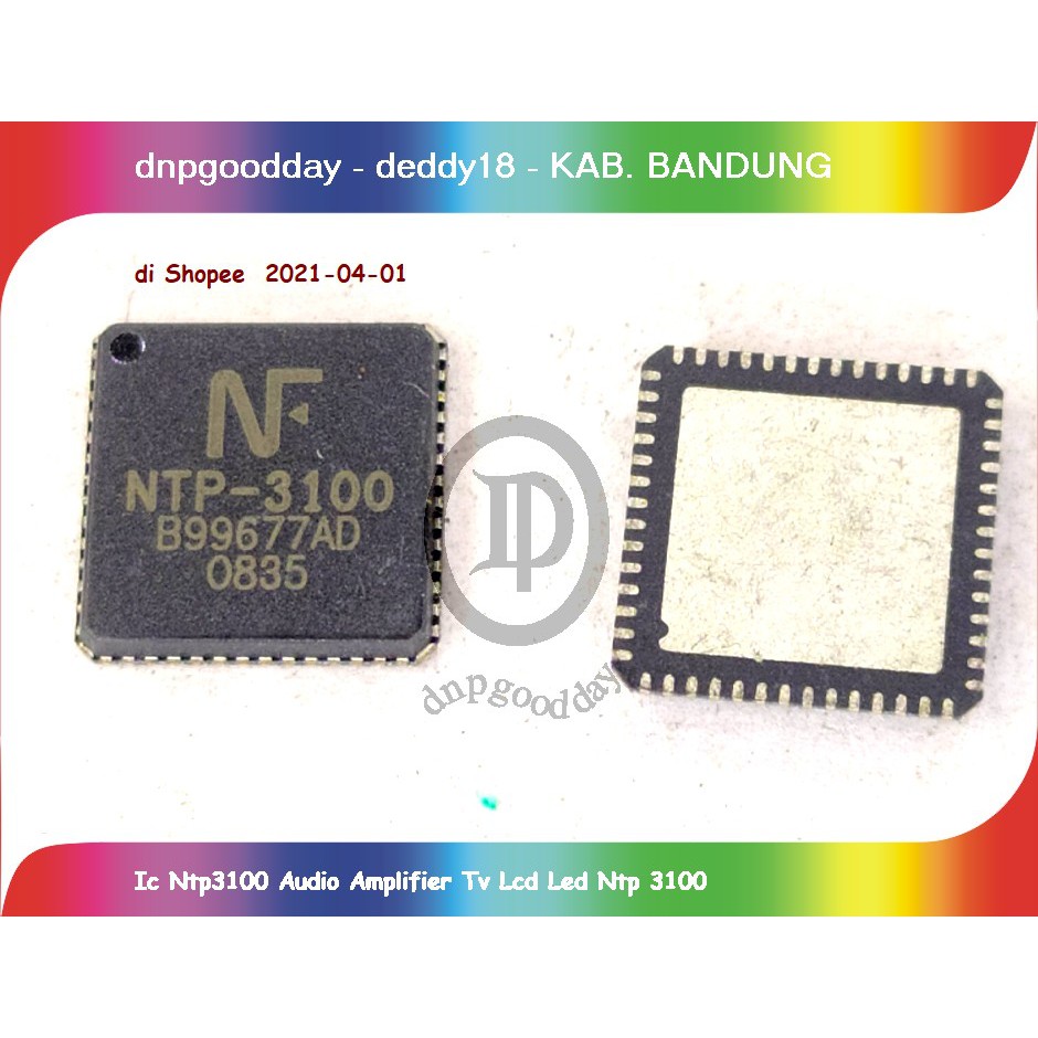 Ic Ntp3100 Audio Amplifier Tv Lcd Led Ntp 3100