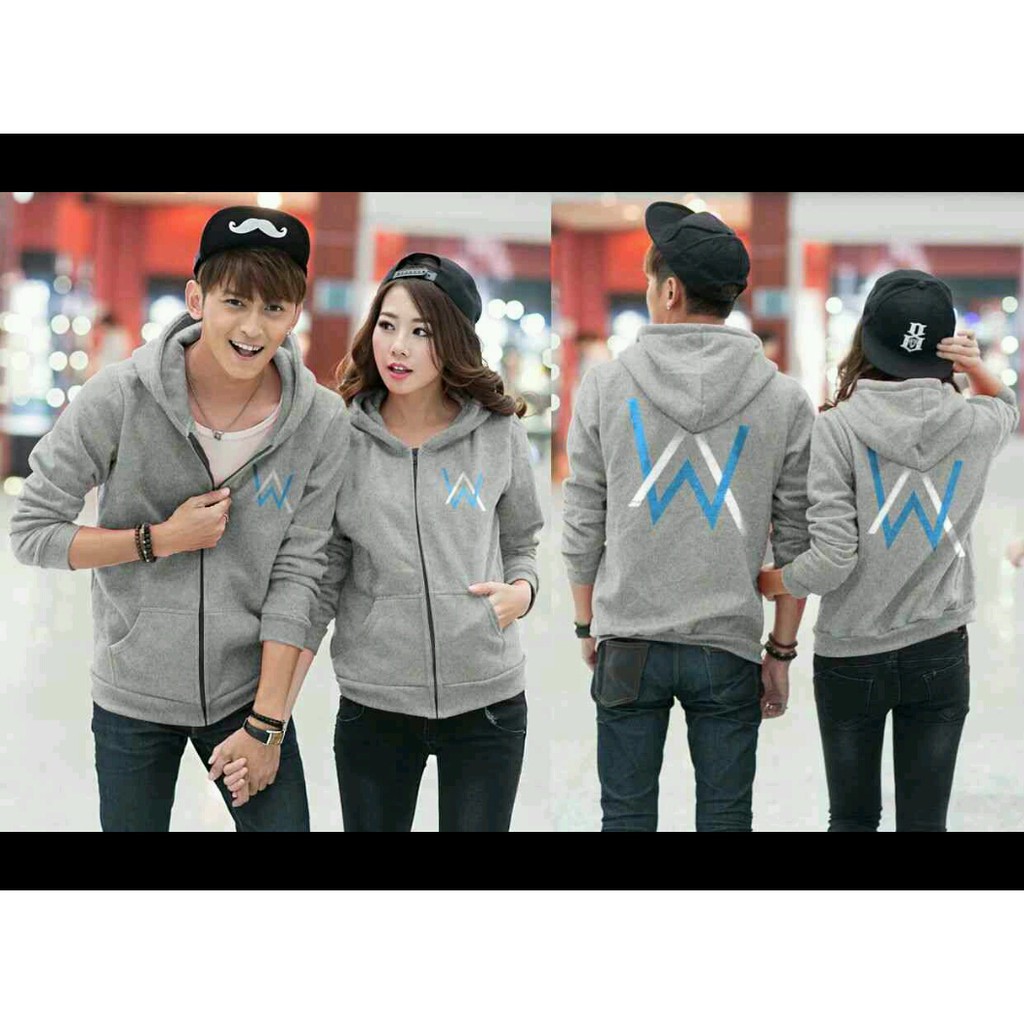 008 CP ALAN WALKER JAKET CUPLE PRIA WANITA DEWASA MURAH TRENDY MODERN MODIS TERBARU