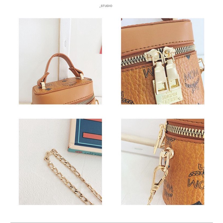 FT14 Tas Selempang Anak kecil Kulit Leher samping Wanita wallet Trendy trendi Kulit multifungsi High quality leather dove Korean P 10 x L 6.5 x  T 12 cm