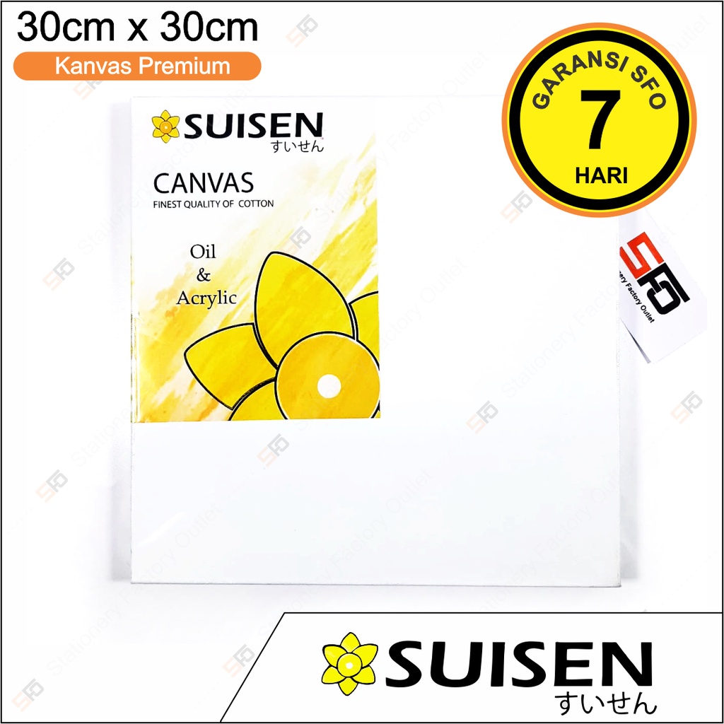 

Kanvas Lukis Premium 30 x 30 cm - Suisen