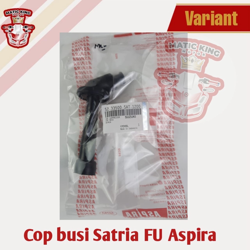 Cop cangklong tutup kop cangkong kepala busi Satria Fu 150 Aspira Astro Otoparts S2-33500-SAT-1200